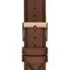 Brown Leather Multifunction Watch