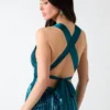 Bryce Pleated Ombra Dress