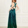 Bryce Pleated Ombra Dress