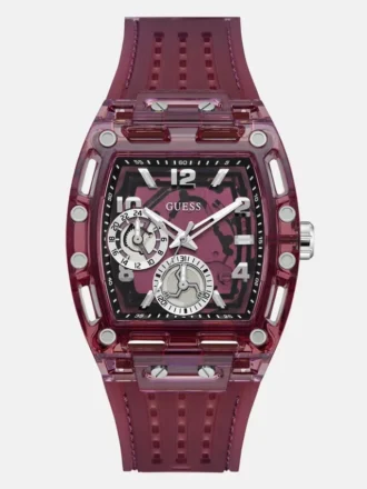 Burgandy Multifunctional Watch
