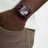 Burgandy Multifunctional Watch