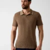 Buttonless Polo Shirt
