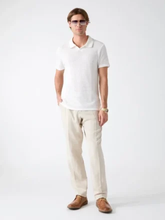 Buttonless Polo Shirt