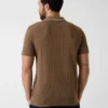 Buttonless Polo Shirt