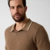 Buttonless Polo Shirt