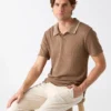Buttonless Polo Shirt