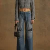 Cable Fur Sweater