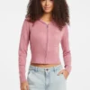 Cable-Knit Hooded Cardigan
