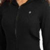 Cable-Knit Hooded Cardigan