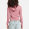 Cable-Knit Hooded Cardigan
