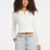 Cable-Knit Hooded Cardigan