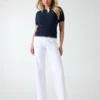 Cable-Knit Polo