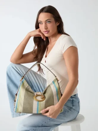 Camden Woven Shoulder Bag