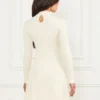 Candice Lace-Trim Sweater Dress