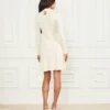 Candice Lace-Trim Sweater Dress