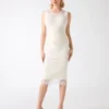 Candice Lace-Trim Sweater Skirt