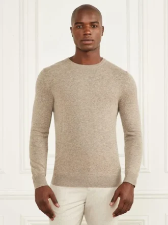 Cashmere-Blend Crewneck Sweater