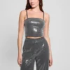 Cassia Sequined Bustier Top