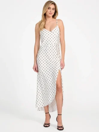 Cemona Polka Dot Slip Dress