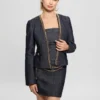 Chana Shimmer Denim Jacket
