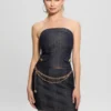 Chany Denim Corset