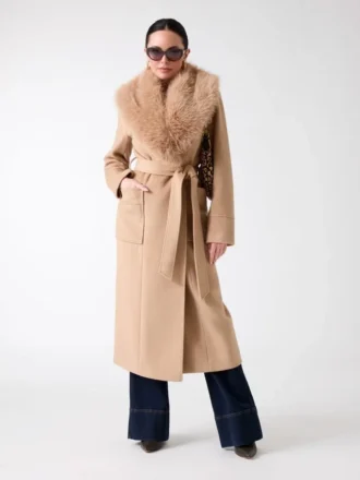 Charlize Wool-Blend Coat