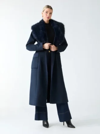 Charlize Wool-Blend Coat