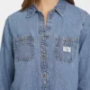 Classic Long-Sleeve Denim Shirt