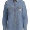 Classic Long-Sleeve Denim Shirt