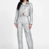 Clelia Embroidered Trucker Jacket
