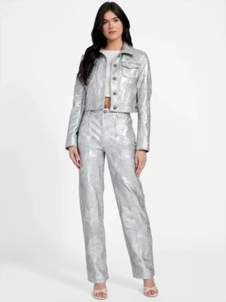 Clelia Embroidered Trucker Jacket