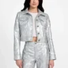 Clelia Embroidered Trucker Jacket