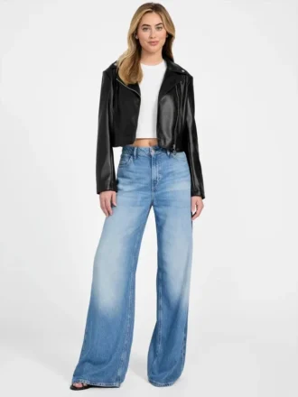 Clemence Faux-Leather Jacket