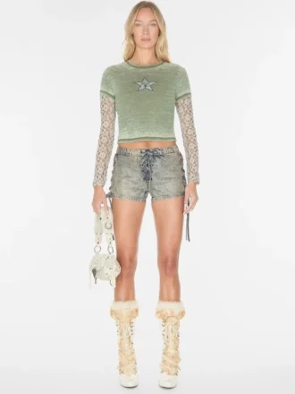 Vintage Layered Lace Tee
