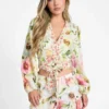 Colette V-Neck Bow Top
