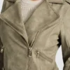 Concetta Washed Biker Jacket