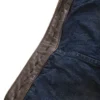 Contrast Denim Flare Pants