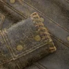 Crackle Leather Jacket