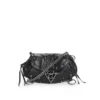 Crackled Leather Mini Fashion Bag