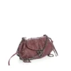 Crackled Leather Mini Fashion Bag