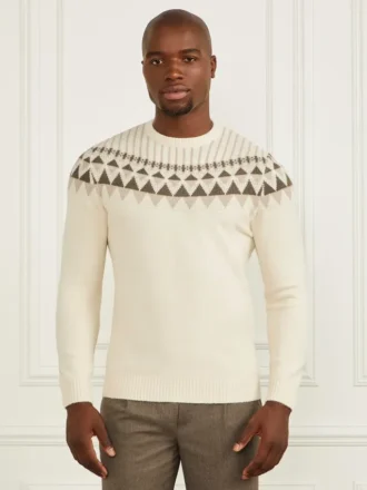 Crewneck Jacquard Sweater