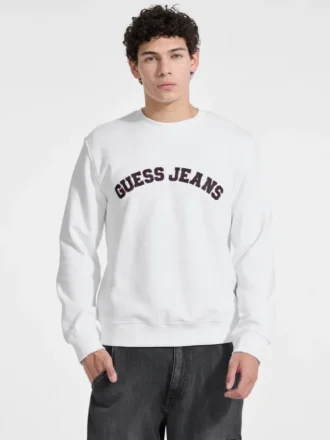 Crewneck Slim Collegiate Sweater