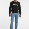 Crewneck Slim Collegiate Sweater
