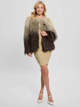 Cristina Faux-Fur Ombra Jacket