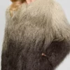 Cristina Faux-Fur Ombra Jacket