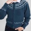 Crop Wool-Blend Cardigan