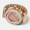 Crystal Analogue Watch-Ring