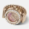 Crystal Analogue Watch-Ring