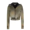 Crystal-Embellished Terry Hoodie