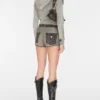 Crystal-Embellished Terry Hoodie